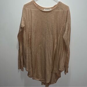 We The Free Peach Long Sleeve Size Small